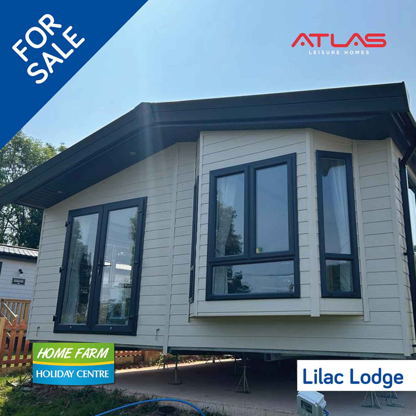 Two 40 x 20 2 Bed Holiday Lodges For Sale at Home Farm Watchet